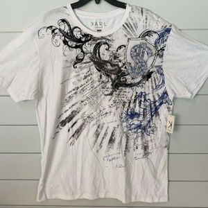 Karl Jeans Graphic T-shirt 2X 4X